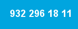 932 296 18 11 932 296 18 11